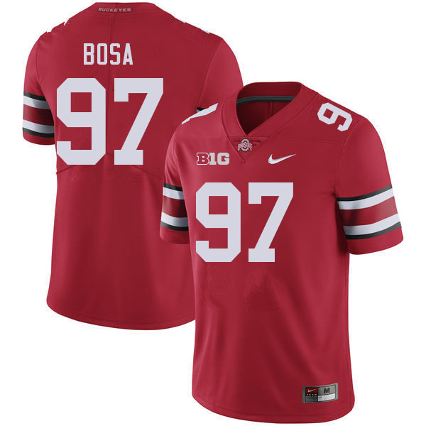 #97 Joey Bosa Ohio State Buckeyes Jerseys Football Stitched-Red